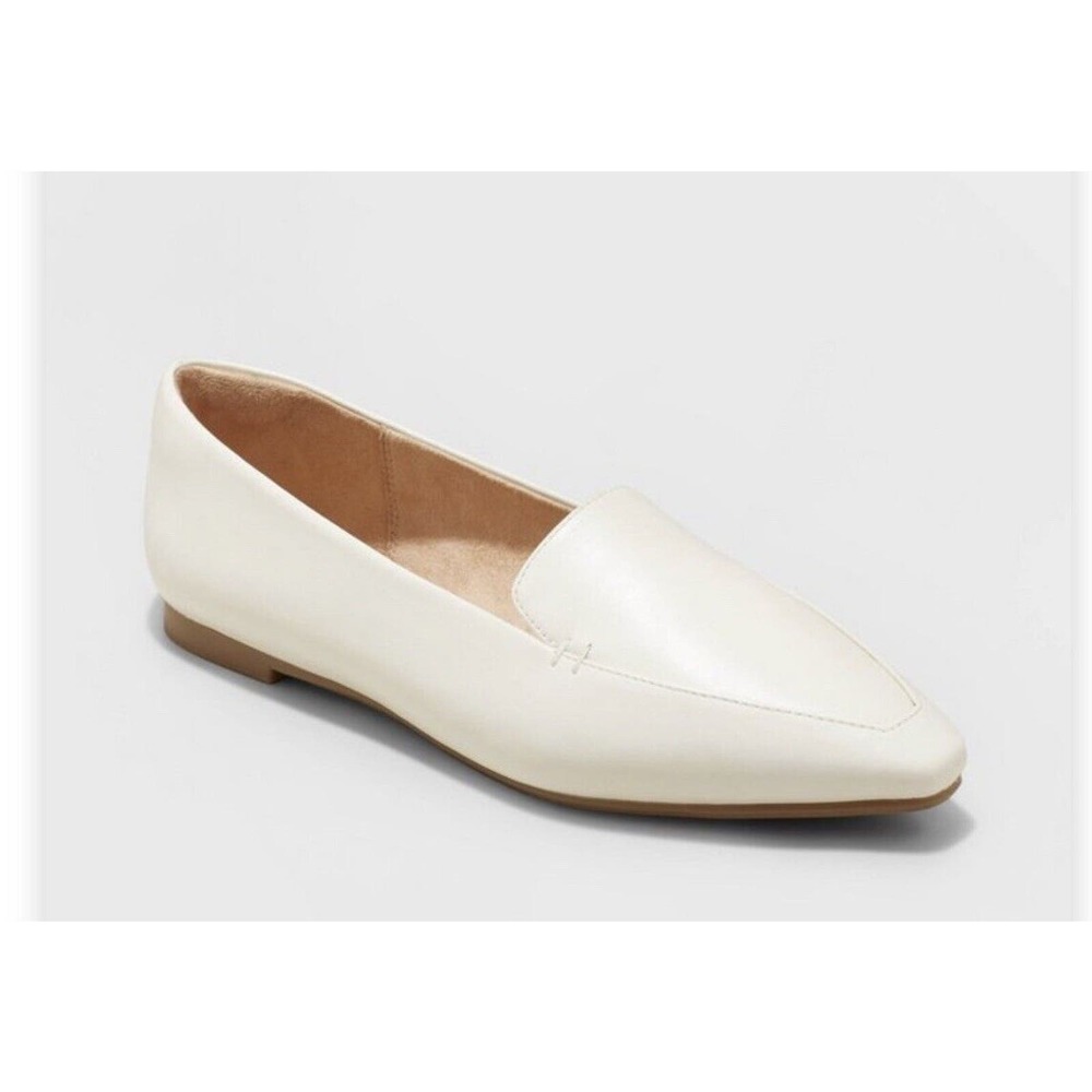 A New Day Women's Hayes Loafer Flats Cream Size 9 New